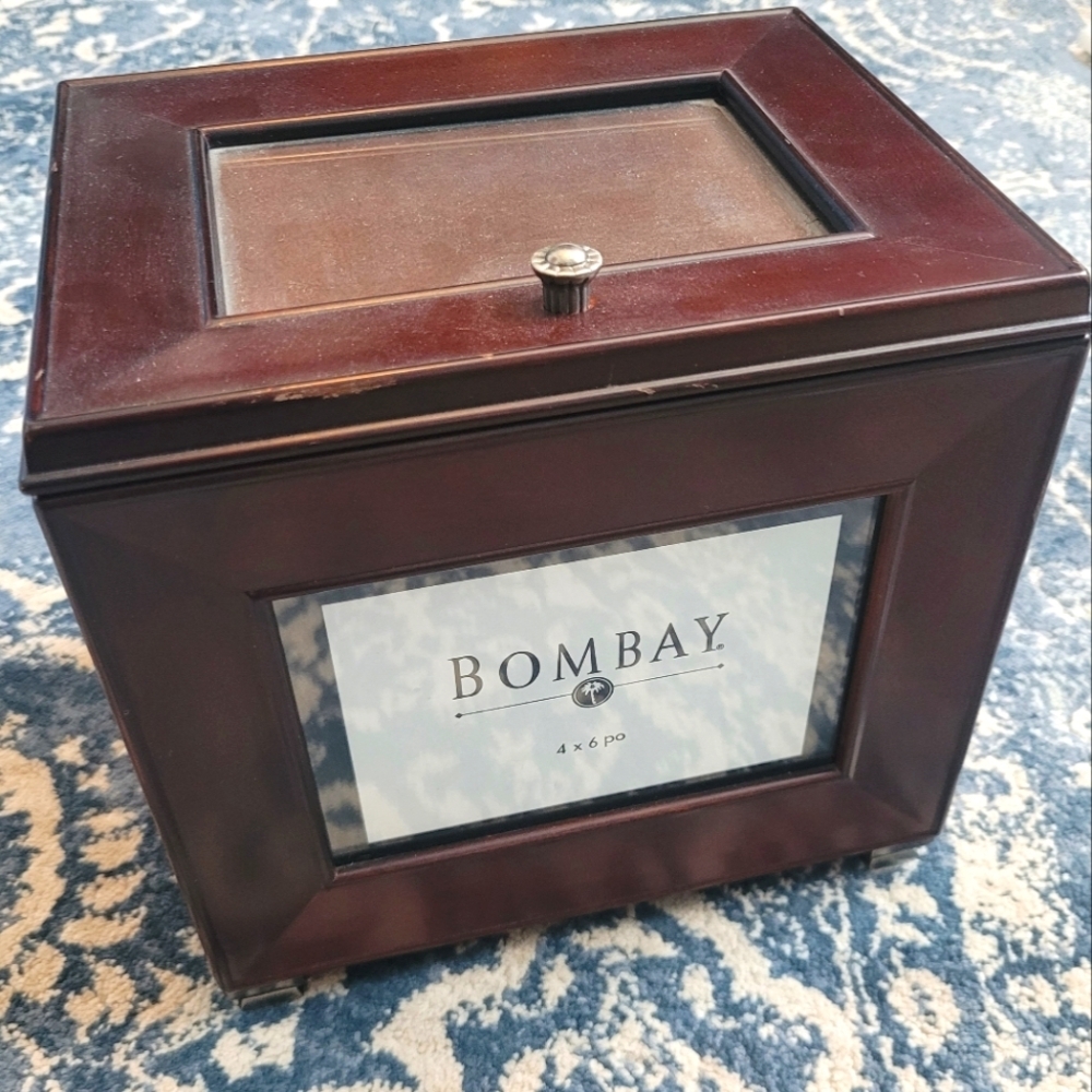 Bombay Wooden Photo Box